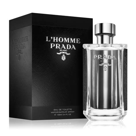 prada l'homme colonia|Prada male fragrance.